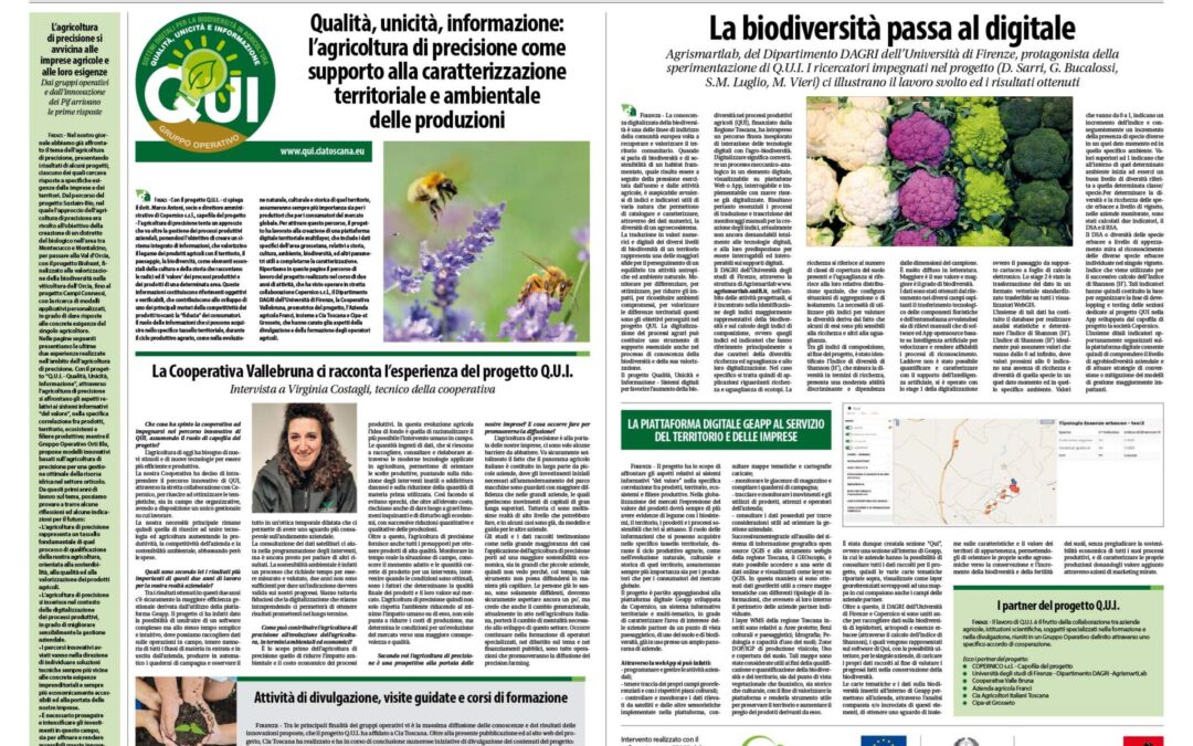 Speciale QUI sul numero di gennaio 2023 di Dimensione Agricoltura